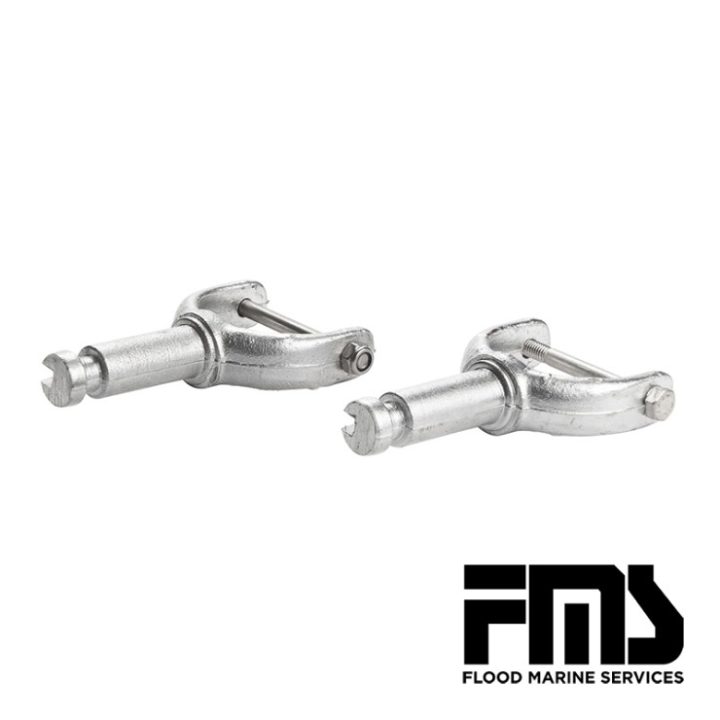 Rowlock, aluminium (pair)
