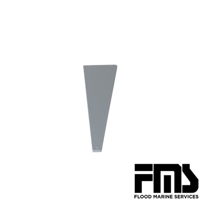 Triangular fish well cover, Nordic grey