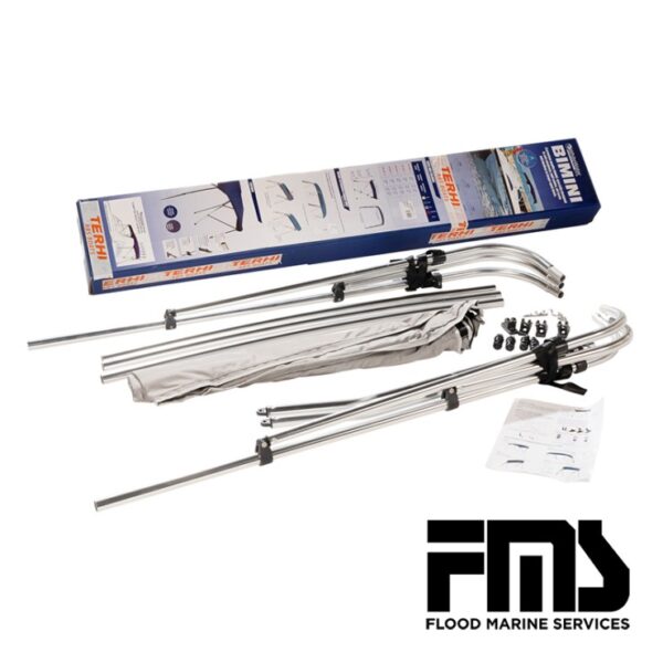 Bimini 1.3 - 1.5m grey series (requires a siderails)