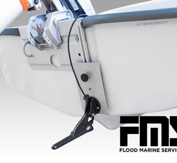 Transom transducer holder