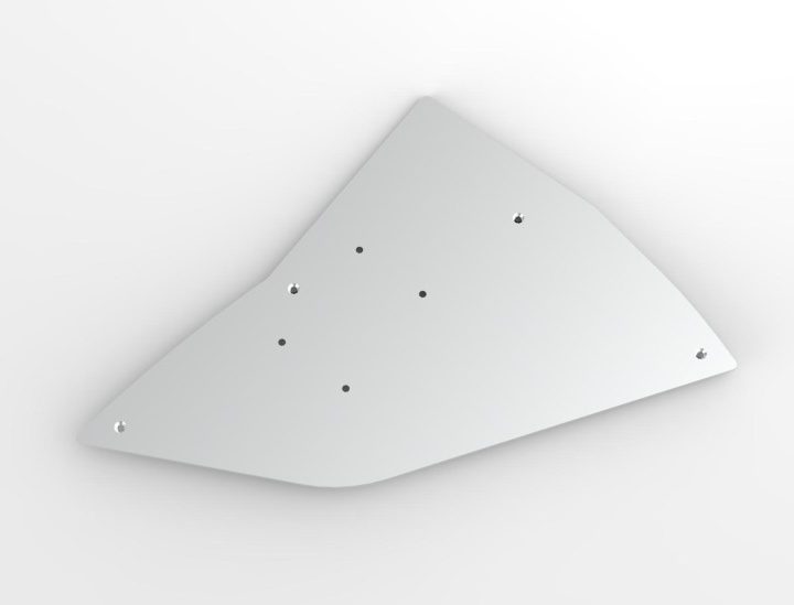 Fastening bed for bow engine 390