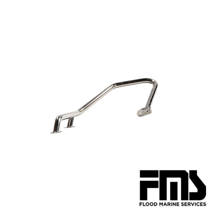 Bow rail (shark fin), polished Terhi 440 FI-TRH44011L718->