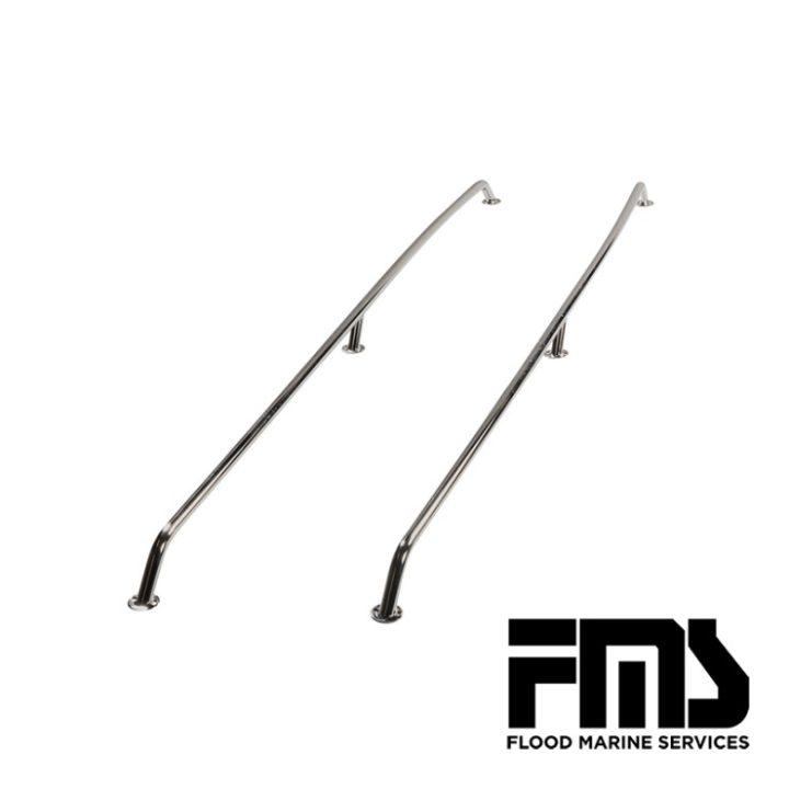 Side railing, pair, polished (445 ym.2016-/450)
