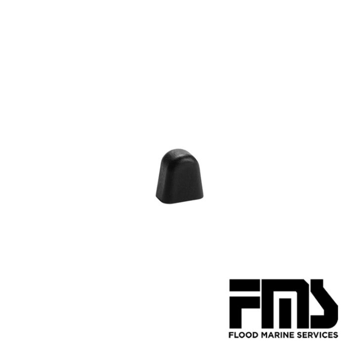 Plastic nut for windscreen black