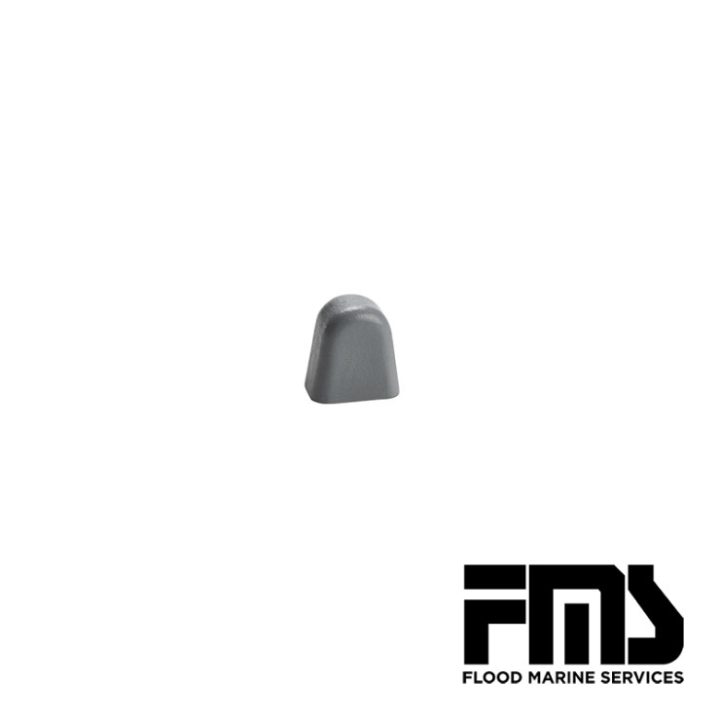 Plastic nut for windscreen grey