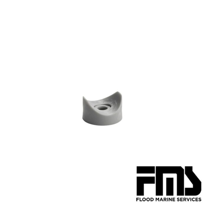 Plastic spacer for windscreen rail, grey