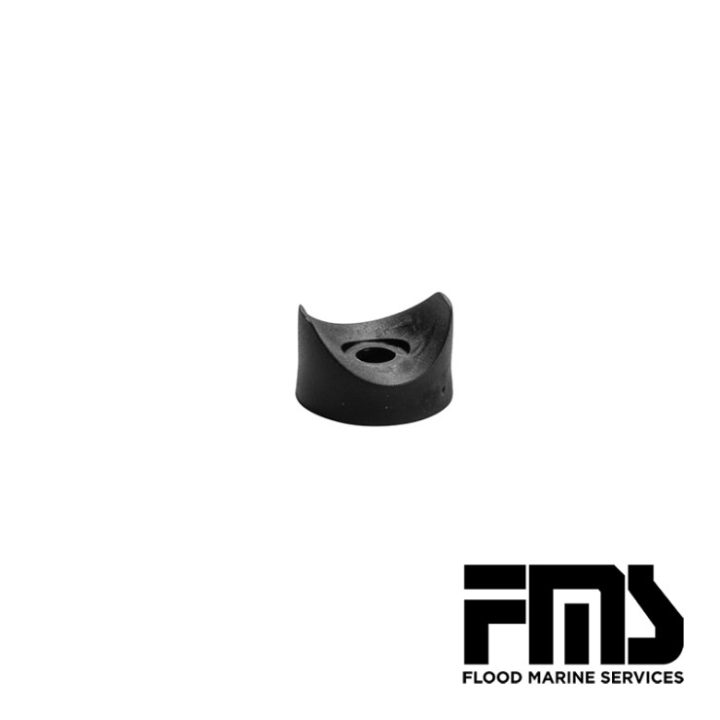 Plastic spacer for windscreen rail, black