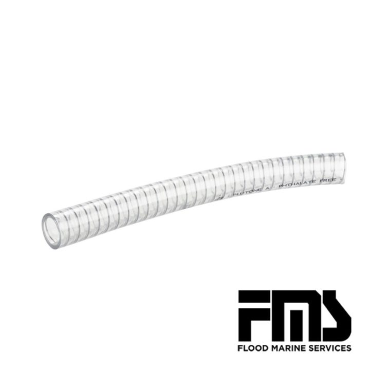 PVC-tube, steel wire -reinforced, 300 mm, BR/Twin
