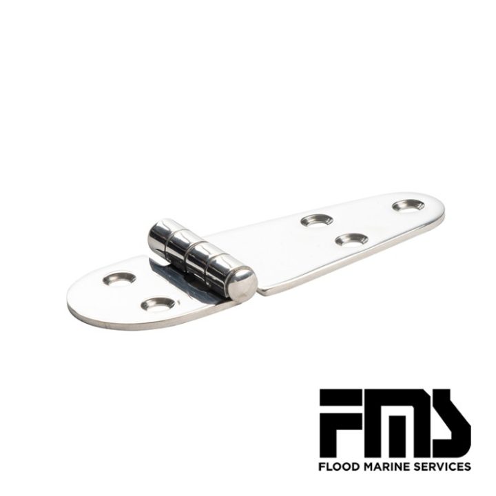 Hinge for seat, polished