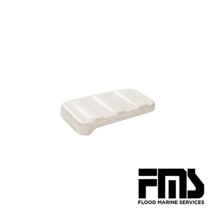 ABS-cover for stern stowage, left (475) boat grey