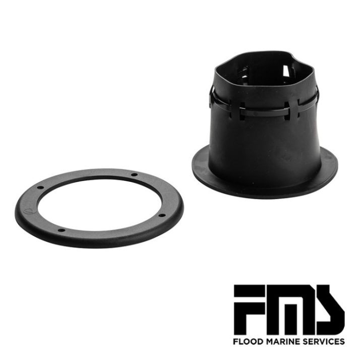 Rubber muff, cable tie, black