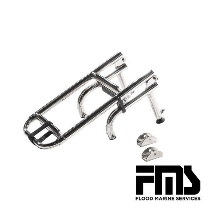 Adjustable safety ladder