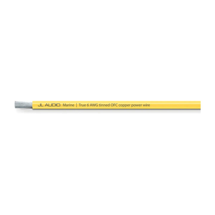JL Audio ABYC Power Wire - 6AWG - Yellow - 200'