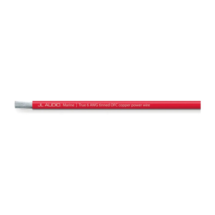 JL Audio ABYC Power Wire - 6AWG - Red - 200'