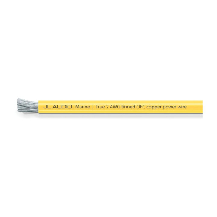 JL Audio ABYC Power Wire - 2AWG - Yellow - 50'