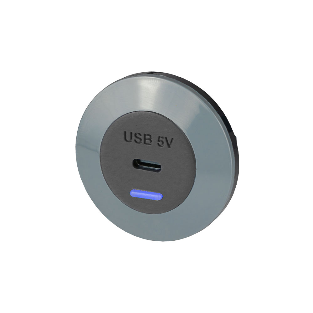 Alfatronix PVPro-CFF Single USB C Charger – Grey Front Fit