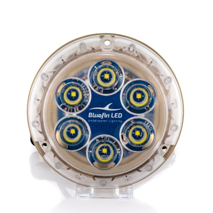 Bluefin LED Bronze Piranha P6 Nitro SM Light - 12V Diamond White