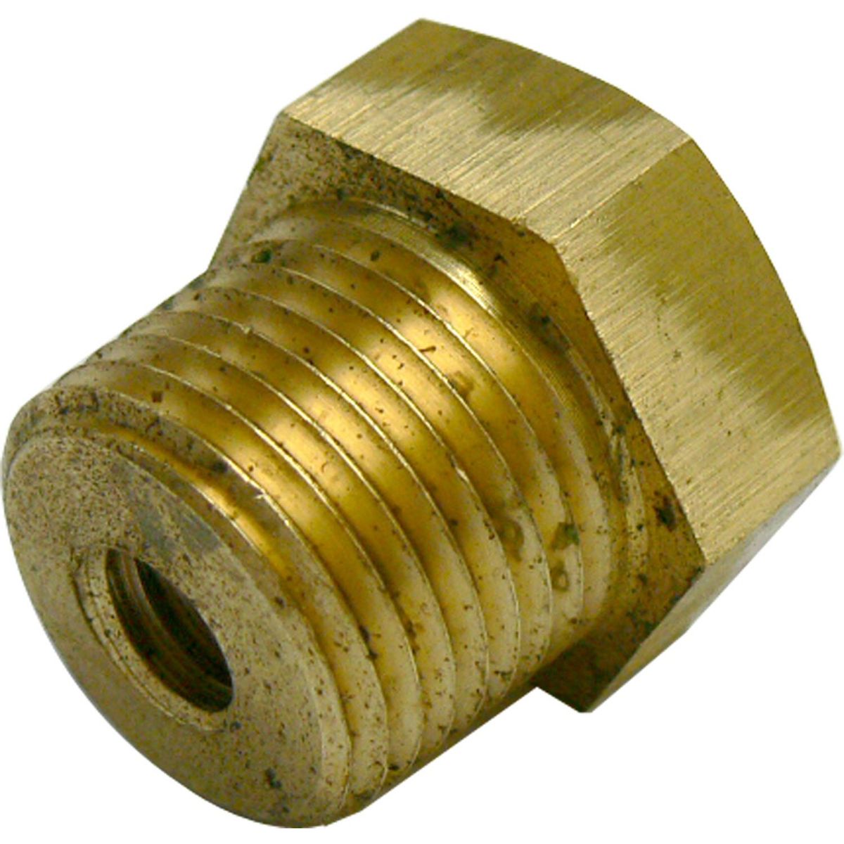 MG Duff Brass Plug for Universal Pencil Anodes (1/2″ NPT x 3/8″ UNC)