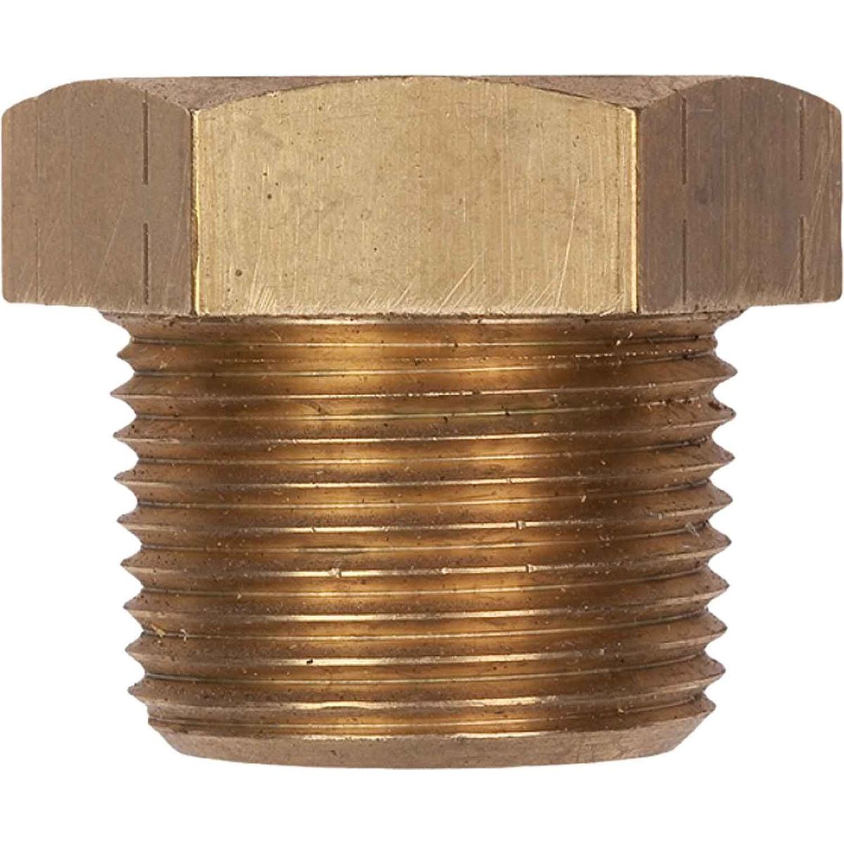 MG Duff Brass Plug for Universal Pencil Anodes (1″ NPT x 3/4″ UNC)