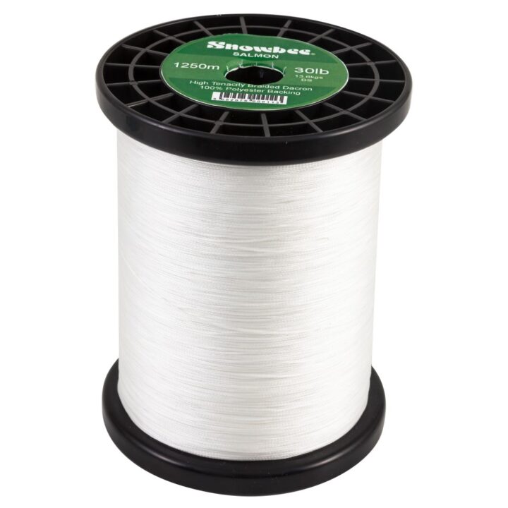 Snowbee Fly Line Backing - 1 250m Braided Dacron - White - 30lb