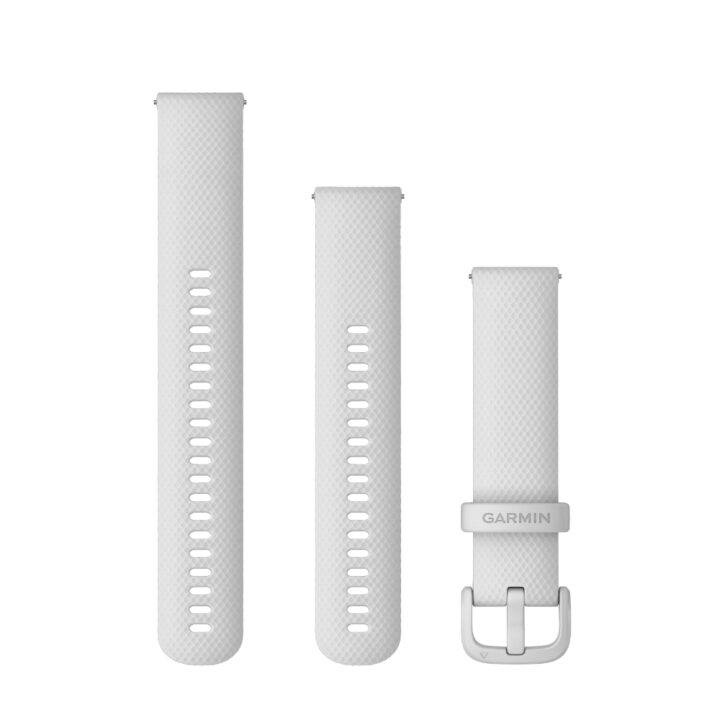 Garmin Silicone 20mm Quick Release Watch Bands - White