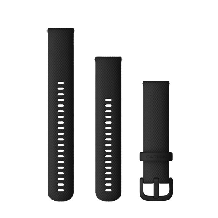 Garmin Silicone 20mm Quick Release Watch Bands - Black