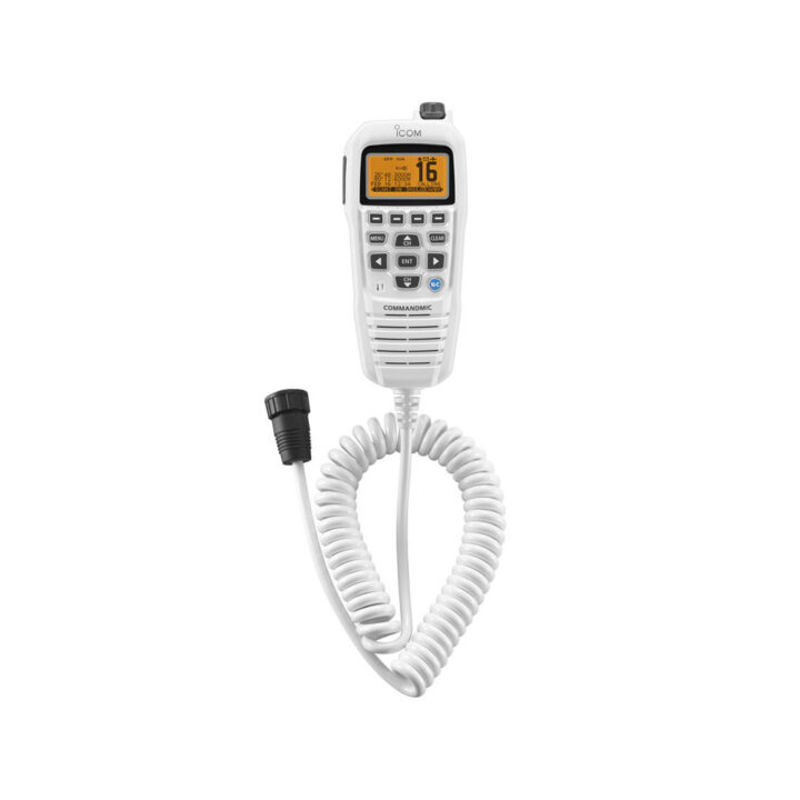 ICOM HM195G Command Mic White -Orange LCD for M423GE/M506GE/M400BB
