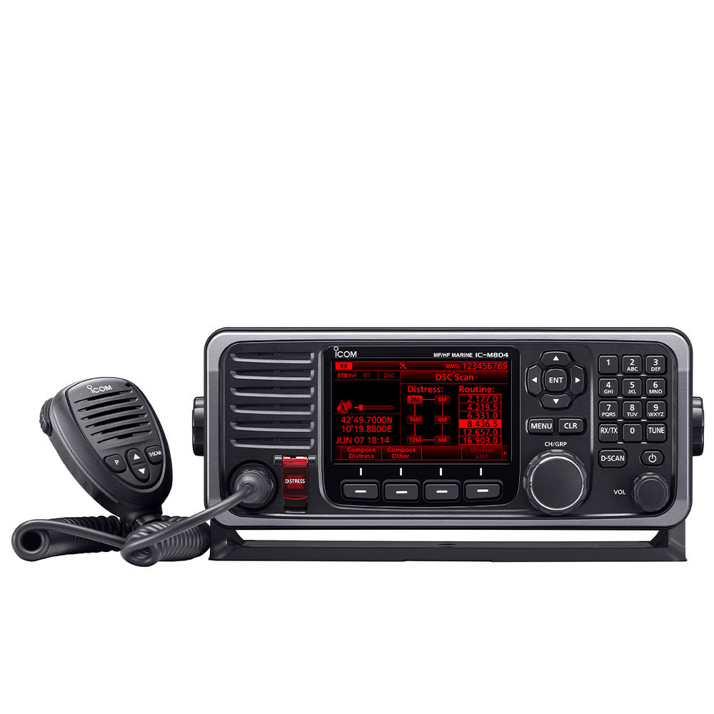 Icom M804 MF/HF SSB Transceiver & AT141 Antenna Tuner Unit - 24V - Image 3