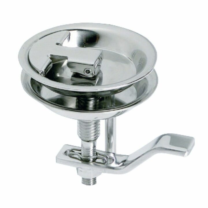 Osculati Lift Latch - Mirror Polished AISI 316 Stainless Steel - 90mm