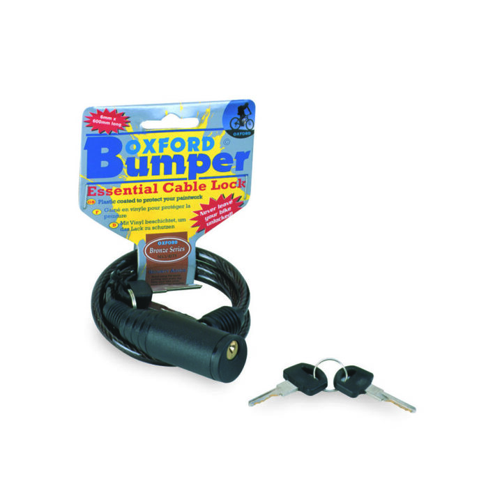 Oxford Bumper Cable Lock-Black