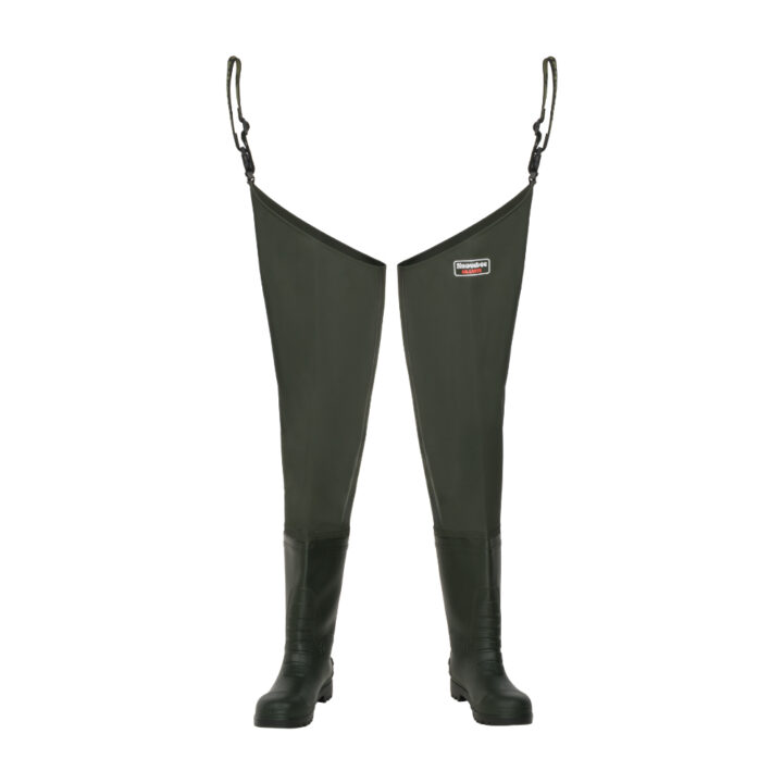 Snowbee Granite PVC Cleated Bootfoot Thigh Waders -11
