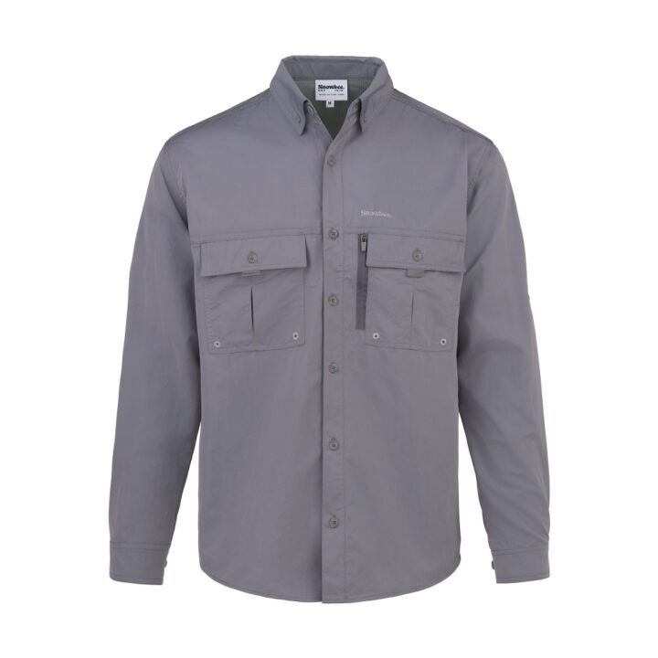 Snowbee Prestige Technical Fishing Shirt - Grey - S