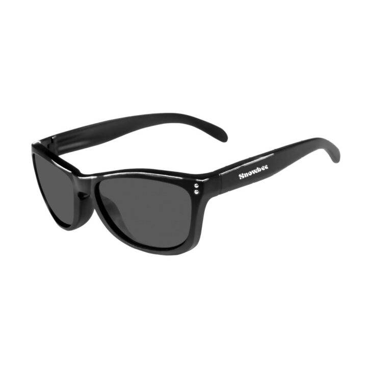 Snowbee Classic Retro Full Frame Sunglasses - Black/Smoke