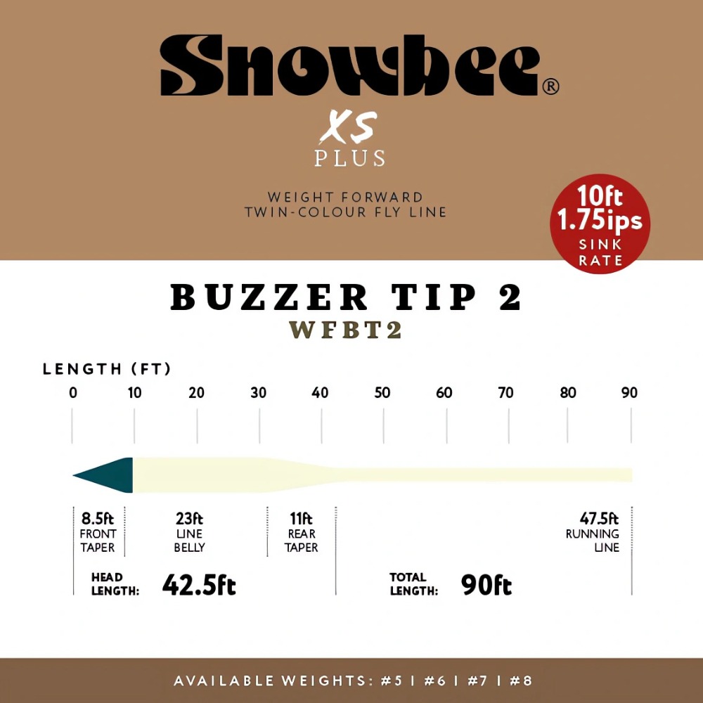 Snowbee XS-Plus Buzzer 2 (Sink Tip 10ft 1.75ips) - #5 - Image 3