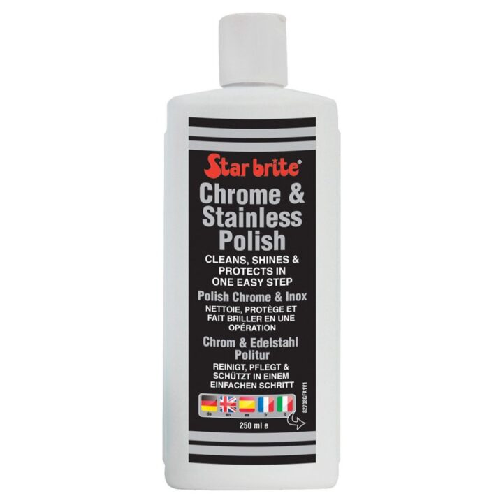 Star brite Chrome & Stainless Polish (250ml Bottle)