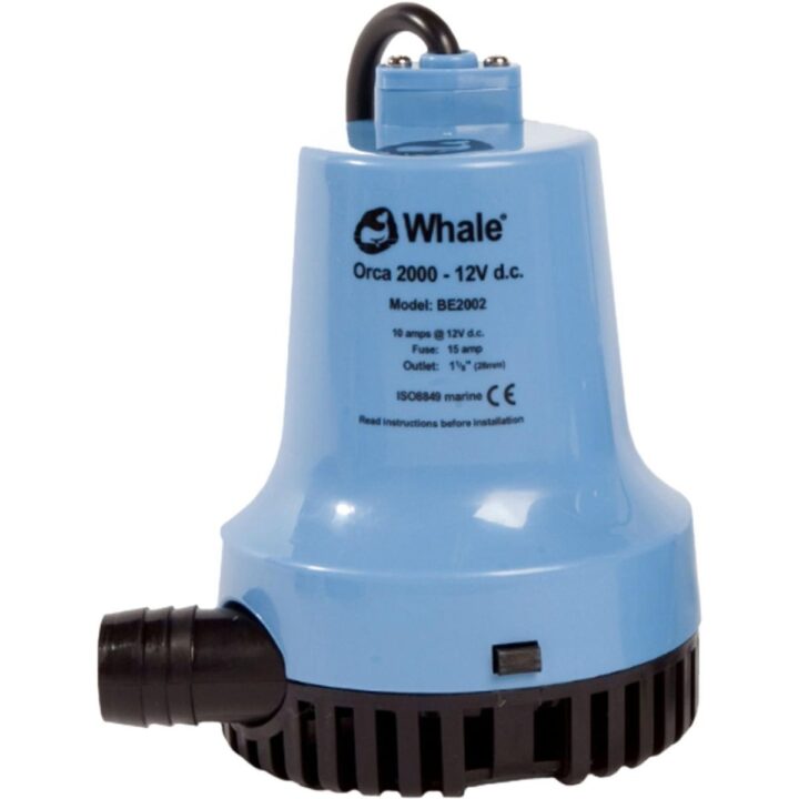 Whale Orca 2000 Submersible Bilge Pump (24V / 126 LPM / 28.5mm Hose)