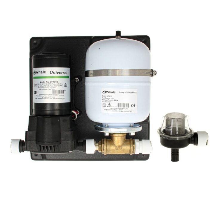 Whale UF2215 Pump and Accumulator Kit (12V / 11.5 LPM / 45 PSI)