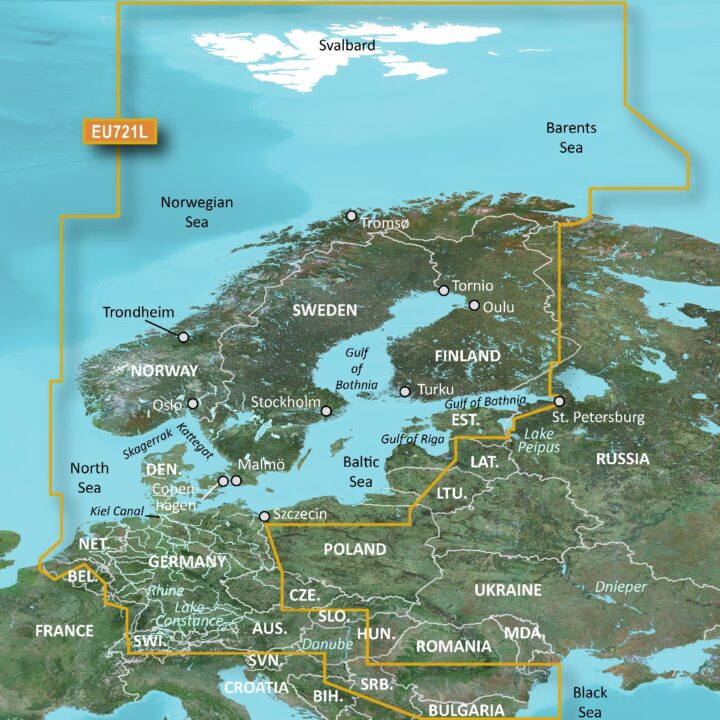 Garmin Blue Chart G3 Vision Large Area - VEU721L Northern Europe