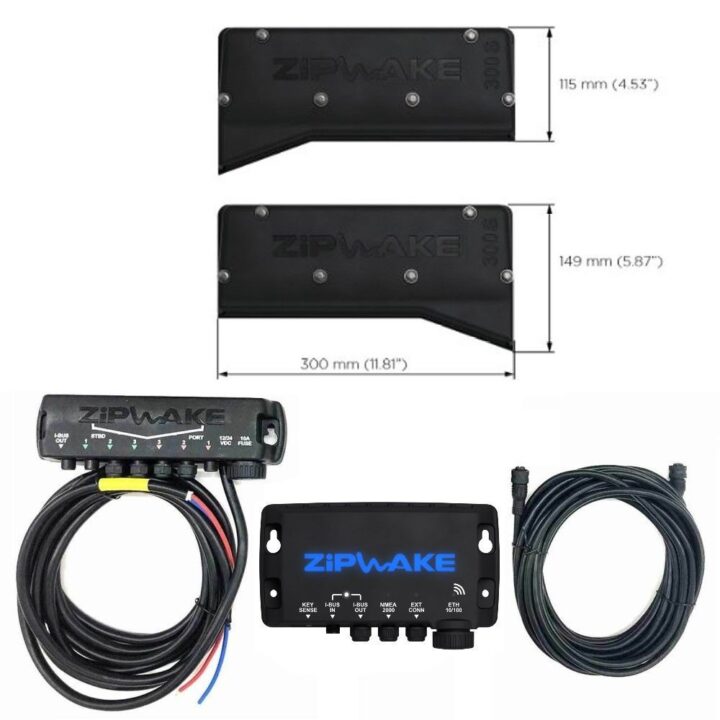 Zipwake Series S Dynamic Trim Integrated Kit - 300 S Chine Interceptor