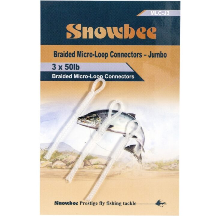 Snowbee Micro-Loop Connectors - 50lb Jumbo x 3