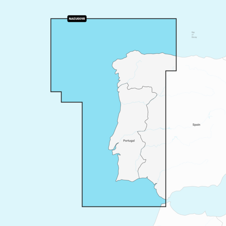 Navionics+ Regular Chart: EU009R - Portugal & Spain Northwest