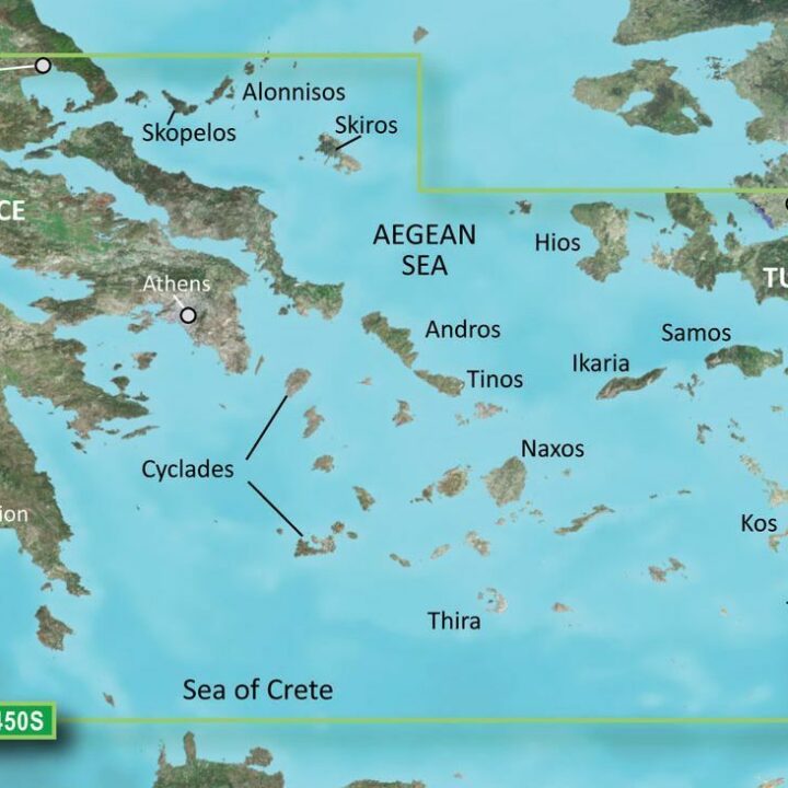 Garmin BlueChart G3 Vision Small Area - VEU450S - Athens & Cyclades