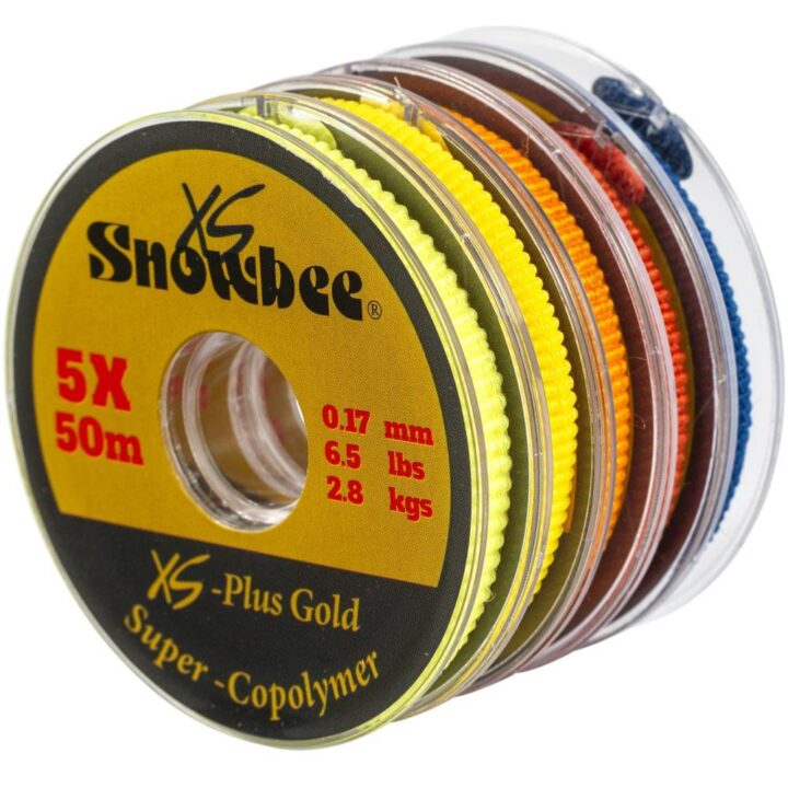 Snowbee XS-Plus Gold Super-Copolymer 8X 0.09Mm 2.1Lbs X 50m