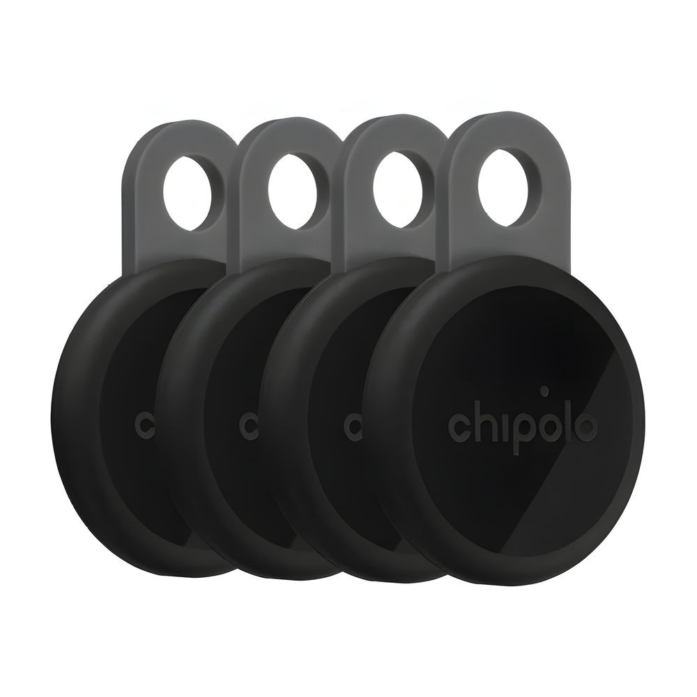 Chipolo LOOP Tracking Tag – 4 Pack – Charcoal