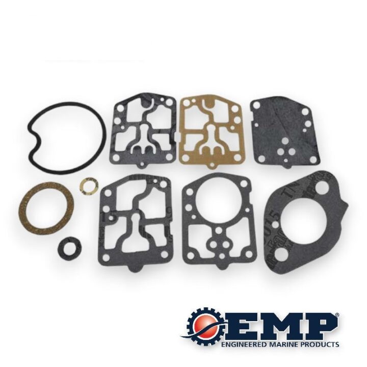 Carburetor Gasket & O-Ring Kit for Mercury Mariner 4-cyl 2-stroke 45-50hp outboards
