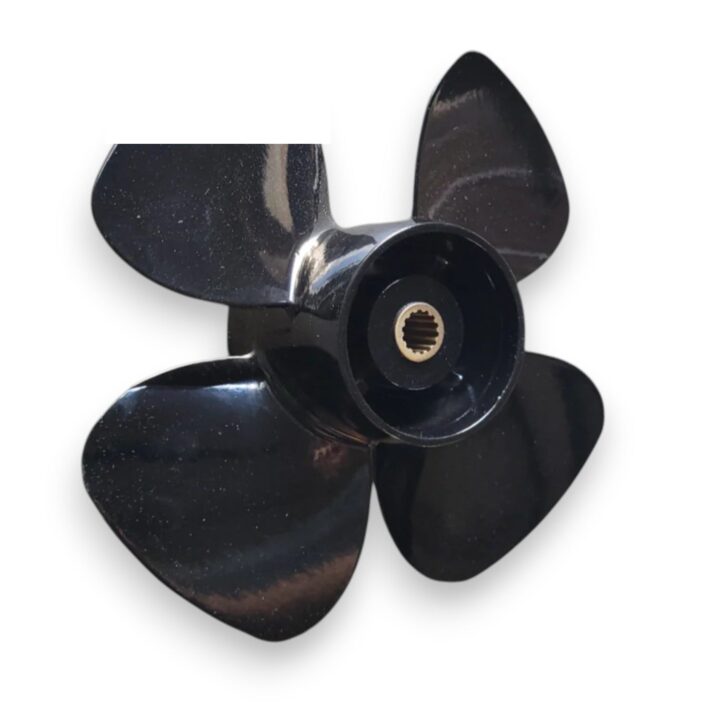 Suzuki 8-20hp Stella Series Titanium Aluminium 4-Blade High Thrust Pressed Hub Propellers - 10" x 5"