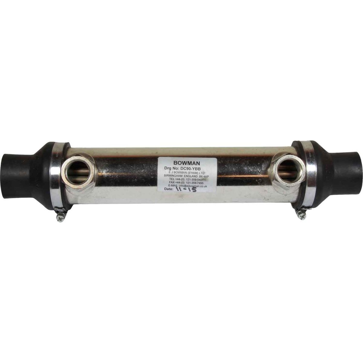 Bowman DC90 Oil Cooler (80HP / 1/2″ BSP Oil / 28mm ID Water)