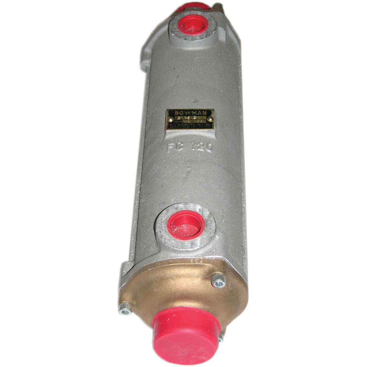 Bowman FC120 Oil Cooler (240HP / 1″ BSP Oil / 58mm ID Water)