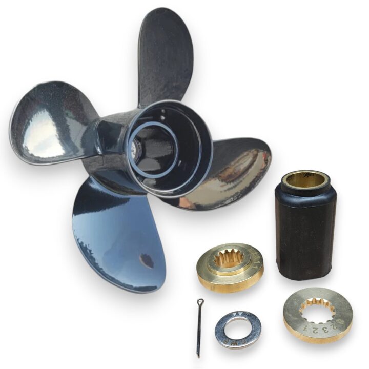 Tohatsu 40-60hp Megara Series Titanium Aluminium 4-Blade RH Rotation Propellers - 10.1" x 14"
