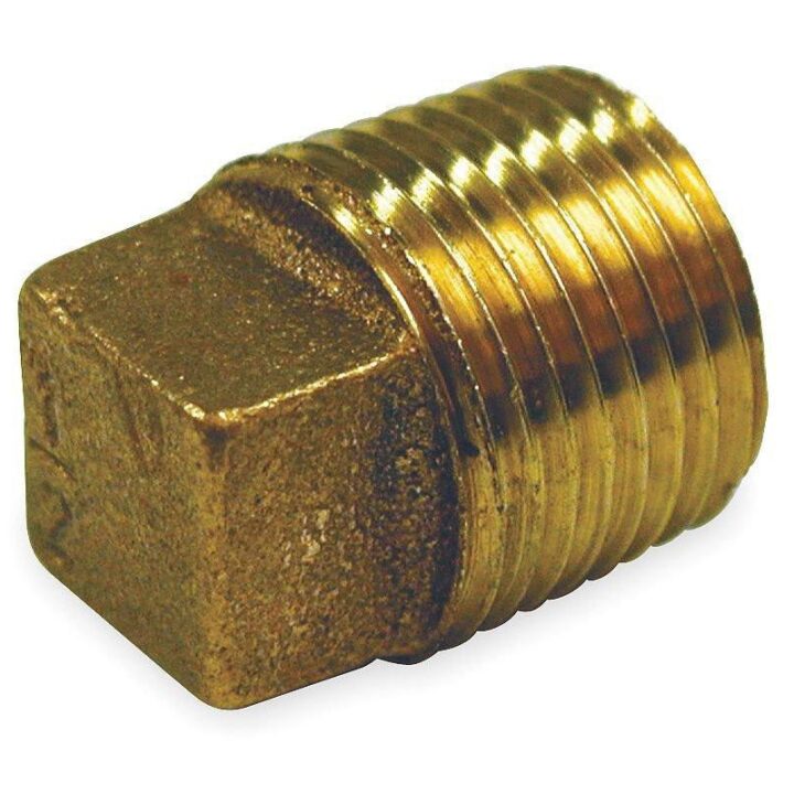 3/8" NPT Bronze Brass Blank Plug